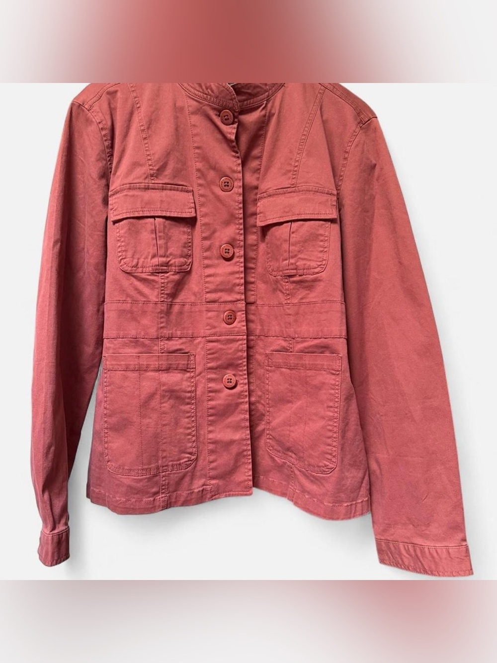 Sanctuary Coral Utility Jacket with Front Pockets